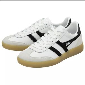 Gola Classic White and Black Trainers